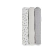 Set 3 scutece, Jane, Din muselina de bambus, Hipoalergenice, 80 x 80 cm, Star BYN8420421089156