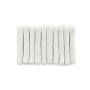 Set 6 scutece, Jane, Din muselina de bambus, Hipoalergenice, 35 x 35 cm, White BYN8420421089194