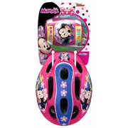 Set casca protectie, genunchiere si cotiere, Stamp, Disney, Sigure si confortabile, Reglabile, Conform cu EN1078, Marime 50/56 cm, 3 ani+, Minnie Mouse BYNK862507