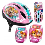 Set casca protectie, genunchiere si cotiere, Stamp, Disney, Sigure si confortabile, Reglabile, Conform cu EN1078, Marime 50/56 cm, 3 ani+, Paw Patrol BYNPG340507