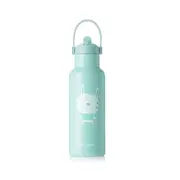 Sticla termos lichide, Jane, Din otel inoxidabil, Cu mentinere de temperatura de pana la 12 ore, 500 ml, Bpa Free, Conform cu EN 1186:2022EN 12546-1:2000UNE EN 14372:2005, Mint BYN8420421089798