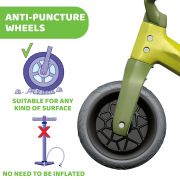 Bicicleta copii Chicco Green Hopper ecologica pentru echilibru, 18luni+ CHC11055-1