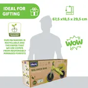 Bicicleta copii Chicco Green Hopper ecologica pentru echilibru, 18luni+ CHC11055-1