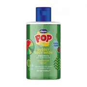 Gel de dus spumant Chicco POP cu aroma de pepene rosu, formula vegana, pentru copii si adolescenti 300 ml CHC12371-9
