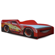 Pat in forma de masina, fulger car, 180x80 cm ptv4394