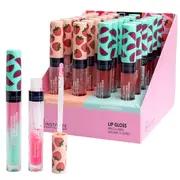 Set 24 luciu de buze cu aroma de capsuni si pepene verde 26029,  IDC Institute