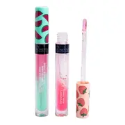 Set 24 luciu de buze cu aroma de capsuni si pepene verde 26029,  IDC Institute