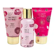 Set ingrijire corporala Secret Stories, Rose Edition, IDC Institute 42294
