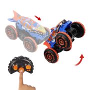 HOT WHEELS MONSTER TRUCK SHARKS VS DINOS MASINA CU TELECOMANDA TIGER SHARK CLIMBER VIVMTJFR39