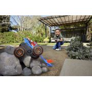 HOT WHEELS MONSTER TRUCK SHARKS VS DINOS MASINA CU TELECOMANDA TIGER SHARK CLIMBER VIVMTJFR39