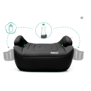 Inaltator auto Isofix Luxe Flip black grupa 2/3 Fililikd