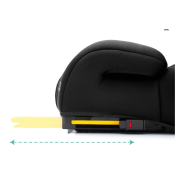 Inaltator auto Isofix Luxe Flip black grupa 2/3 Fililikd