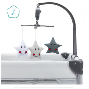 Patut pliabil Capri light grey Fillikid