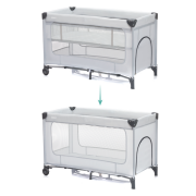 Patut pliabil Capri light grey Fillikid