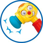 CIOCAN INTERACTIV SI EDUCATIV CU LUMINI SI SUNETE VIV3115