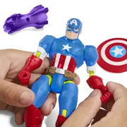MARVEL AVENGERS MIX MASHERS FIGURINA CAPITAN AMERICA 12CM VIVF9265_F9267
