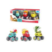 SET 3 MASINUTE DE CONSTRUCTIE MONSTRULETII AMUZANTI CU FRICTIUNE VIVHE7911