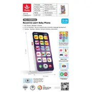 TELEFON MOBIL INTERACTIV BEBE INREGISTREAZA SI INVATA VIVHE8966