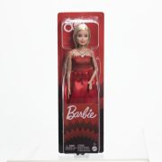 BARBIE PAPUSA BARBIE COLECTIE ANIVERSARA 80 DE ANI BLONDA CU ROCHIE ROSIE RUBIN VIVMTJGD25