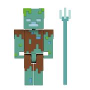 MINECRAFT CRAFT A BLOCK FIGURINA DROWNED 8CM VIVMTGTP08_JCN41
