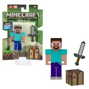 MINECRAFT CRAFT A BLOCK FIGURINA STEVE 8CM VIVMTGTP08_JCN28