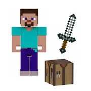MINECRAFT CRAFT A BLOCK FIGURINA STEVE 8CM VIVMTGTP08_JCN28