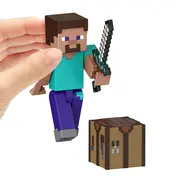 MINECRAFT CRAFT A BLOCK FIGURINA STEVE 8CM VIVMTGTP08_JCN28