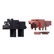 MINECRAFT CRAFT A BLOCK FIGURINA TAMED WOLF 8CM VIVMTGTP08_JCN35