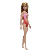 PAPUSA BARBIE BLONDA CU COSTUM DE BAIE ROZ LA PISCINA VIVMTDWJ99_HXX48
