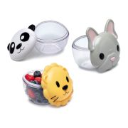 SET 3 RECIPIENTE HRANA BEBE, MELII, BULLDOG, RECHIN, PISICA CUTIE VIVML14855