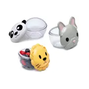 SET 3 RECIPIENTE HRANA BEBE, MELII, BULLDOG, RECHIN, PISICA CUTIE VIVML14855