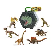 NATURE WORLD DINO SET 6 DINOZAURI IN CUTIE PIRAMIDA VIV104342648