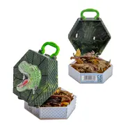 NATURE WORLD DINO SET 6 DINOZAURI IN CUTIE PIRAMIDA VIV104342648