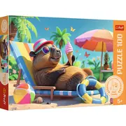 PUZZLE TREFL 100 RELAXARE IN STIL CAPIBARA VIV16537