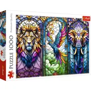 PUZZLE TREFL 1000 ANIMALE IN VITRALIU VIV10957