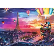 PUZZLE TREFL 1000 PREMIUM PLUS DISNEY MICKEY SI MINNIE IN PARIS VIV10917