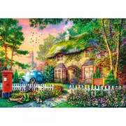 PUZZLE TREFL 1000 PREMIUM PLUS TEA TIME CASUTA STONEY LANE VIV10852