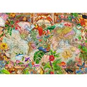PUZZLE TREFL 1000 PREMIUM PLUS TEA TIME HARTA ANTICA A LUMII VIV12077