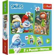 PUZZLE TREFL 2IN1 MEMO STRUMFII SI PRIETENII LUI VIV93656