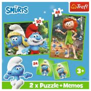PUZZLE TREFL 2IN1 MEMO STRUMFII SI PRIETENII LUI VIV93656