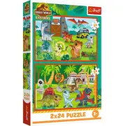 PUZZLE TREFL 2X70 JURASSIC WORLD UNIVERSUL JURASSIC PARK VIV34437