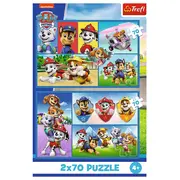 PUZZLE TREFL 2X70 PATRULA CATELUSILOR ECHIPA CATELUSILOR VIV34441