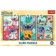 PUZZLE TREFL 3X800 STITCH LUMEA LUI STITCH VIV34885