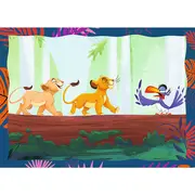 PUZZLE TREFL 4IN1 DISNEY REGELE LEU VIV34653