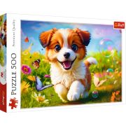 PUZZLE TREFL 500 CATELUL FERICIT VIV37524