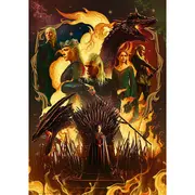 PUZZLE TREFL 1000 PREMIUM PLUS GAME OF THRONES CASA DRAGONULUI VIV12068