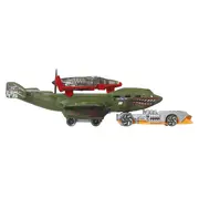 SET AVION SI MASINA HOT WHEELS SUPER RIGS TURBOLENCE TUG VIVMTBDW51_HVD95