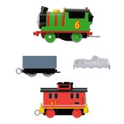 THOMAS LOCOMOTIVA MOTORIZATA PERCY BRAKE CAR BRUNO CU 2 VAGOANE VIVMTHFX97_HHN44