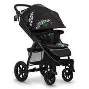 Carucior sport, Lionelo, Annet Tour Golden Moments, Editie Limitata, 0 luni+, Capotina impermeabila UPF 50+, Maner reglabil, Plasa de tantari, Suport biberon, Saculet pentru picioare, Pana la 22 kg, Certificare TUV, Negru BYNLO-ANNET_TOUR_GOLDEN_MOMENTS