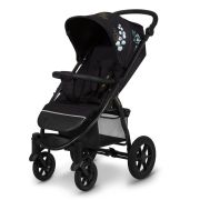 Carucior sport, Lionelo, Annet Tour Golden Moments, Editie Limitata, 0 luni+, Capotina impermeabila UPF 50+, Maner reglabil, Plasa de tantari, Suport biberon, Saculet pentru picioare, Pana la 22 kg, Certificare TUV, Negru BYNLO-ANNET_TOUR_GOLDEN_MOMENTS